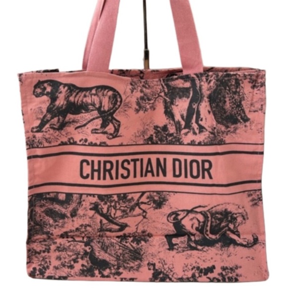 Dior Tote. This DiorViera coral colored tote is New in package. VIP novelty item - Picture 2 of 4